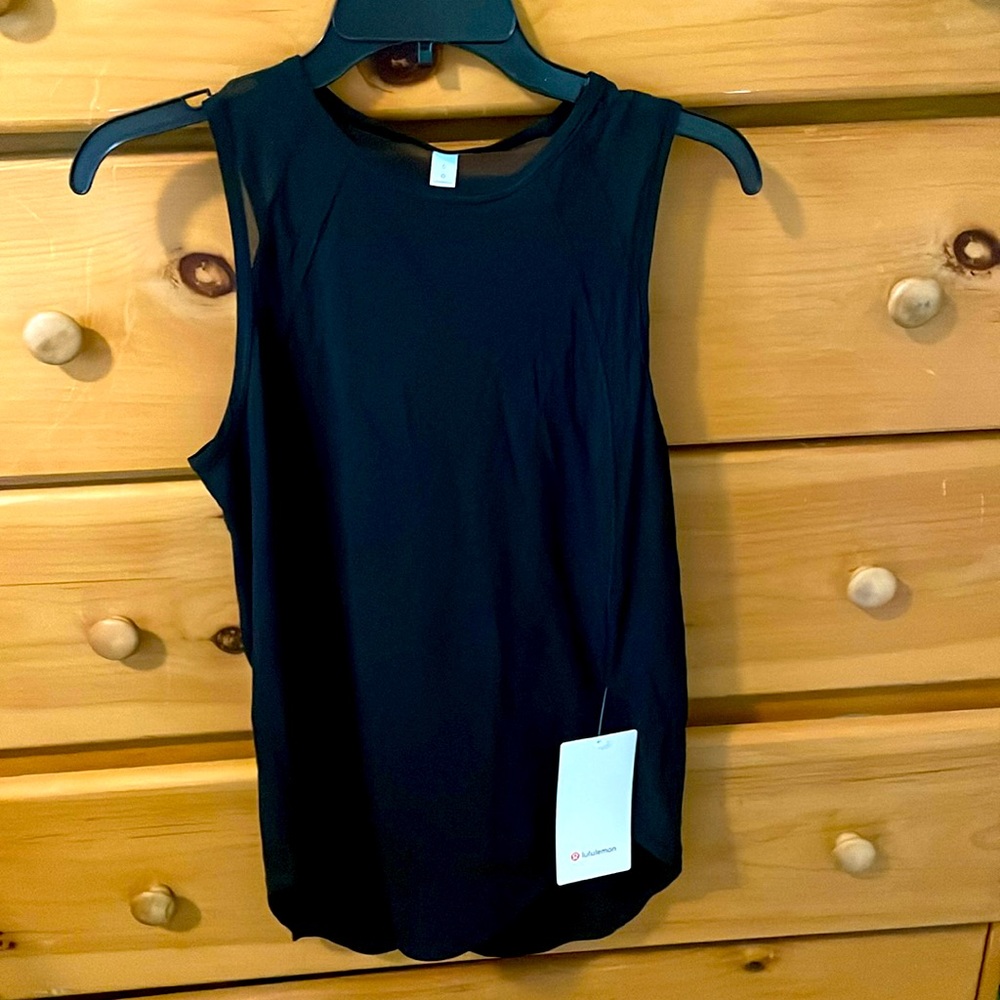 Lululemon Sculpt Tank Blk Sz 6